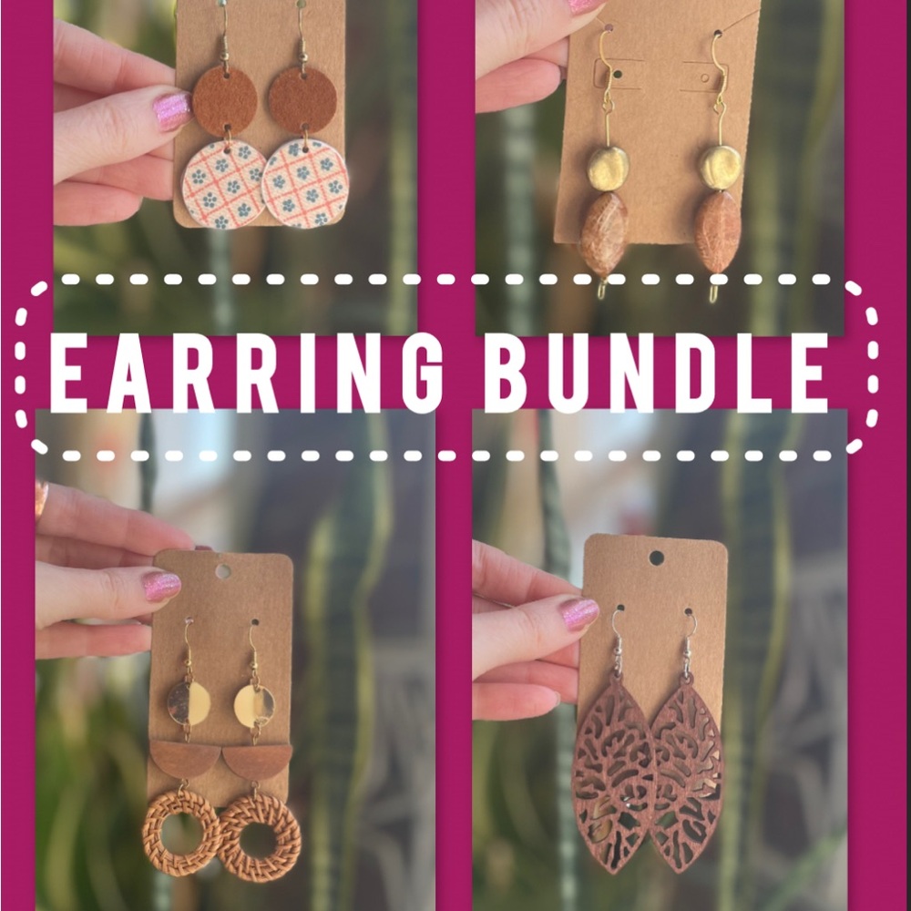 Earring Bundle, Jewelry Bundle, Earrings, Boho Earrings, Handmade Earrings